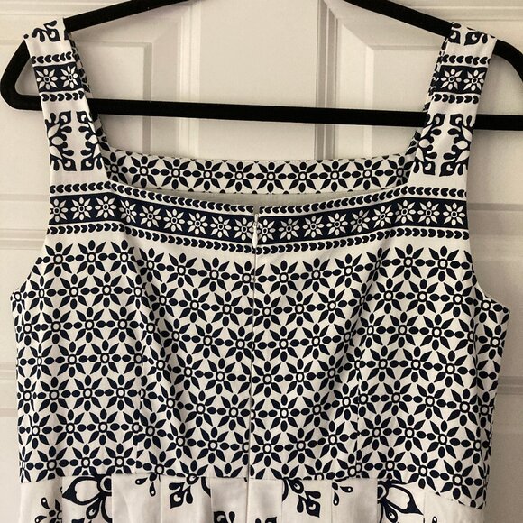 NWT Boden AUBREY Midi Cotton Sleeveless Dress 6L - Picture 7 of 11